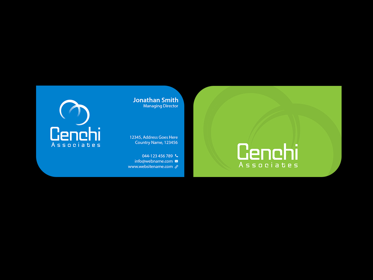 Visitenkarten-Design von Creations Box 2015 für Genchi Associates | Design #11813974