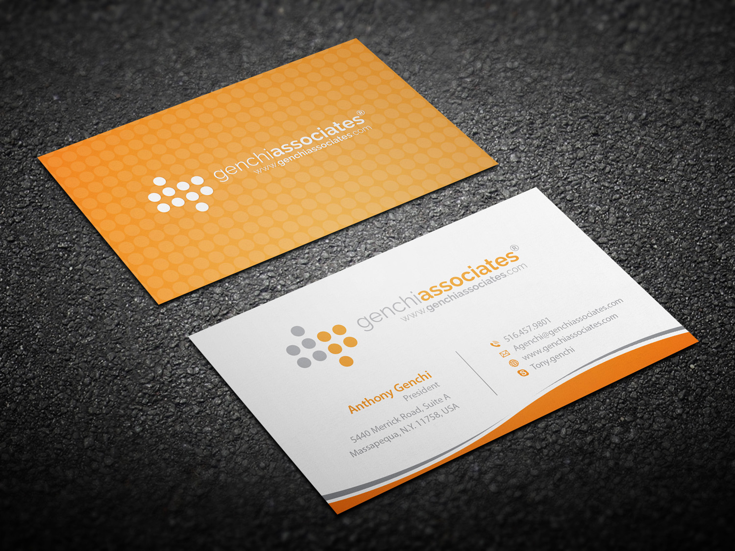 Diseño de Tarjeta de Presentación por OxonoArt para Genchi Associates | Diseño #11837192