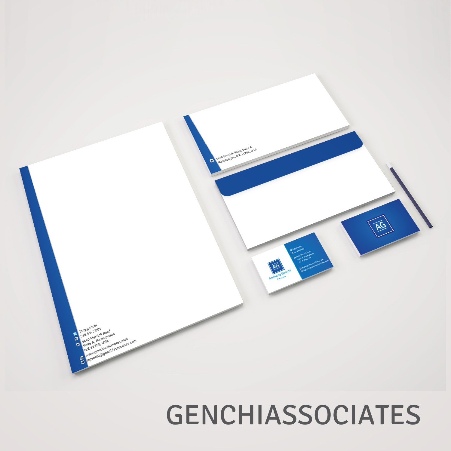 Business Card Design by Creative Jiniya for Genchi Associates | Design #11802425