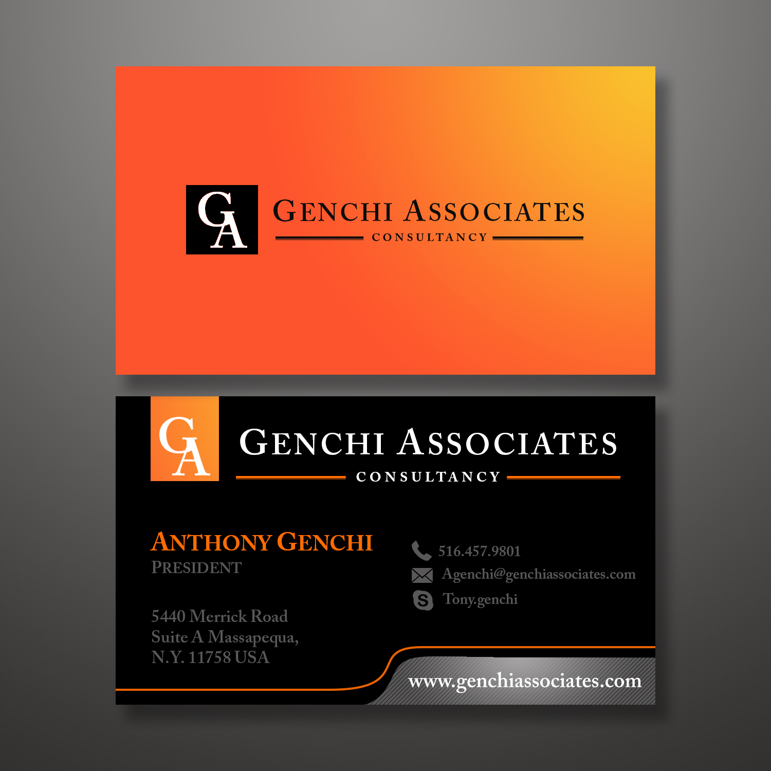 Business Card Design by openairishmae for Genchi Associates | Design #11799536