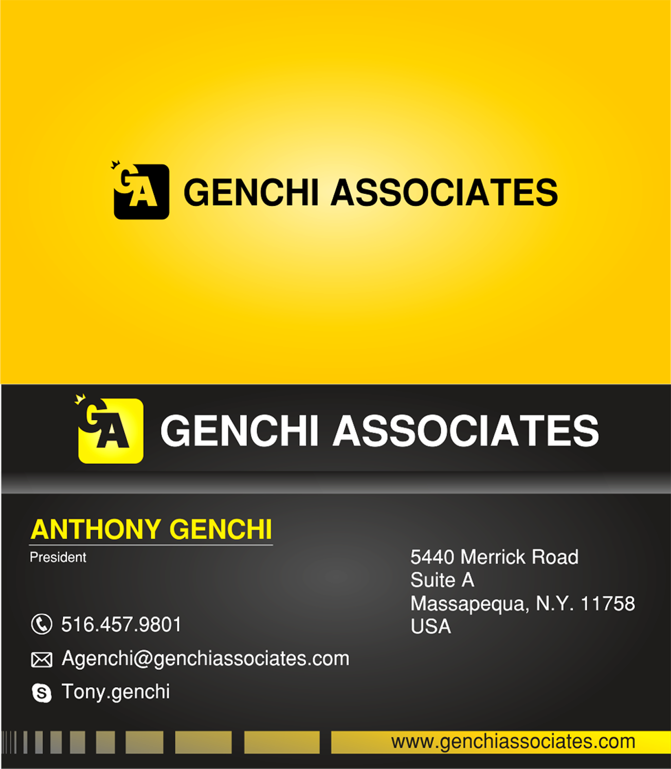Business Card Design by milky_way for Genchi Associates | Design #11797556