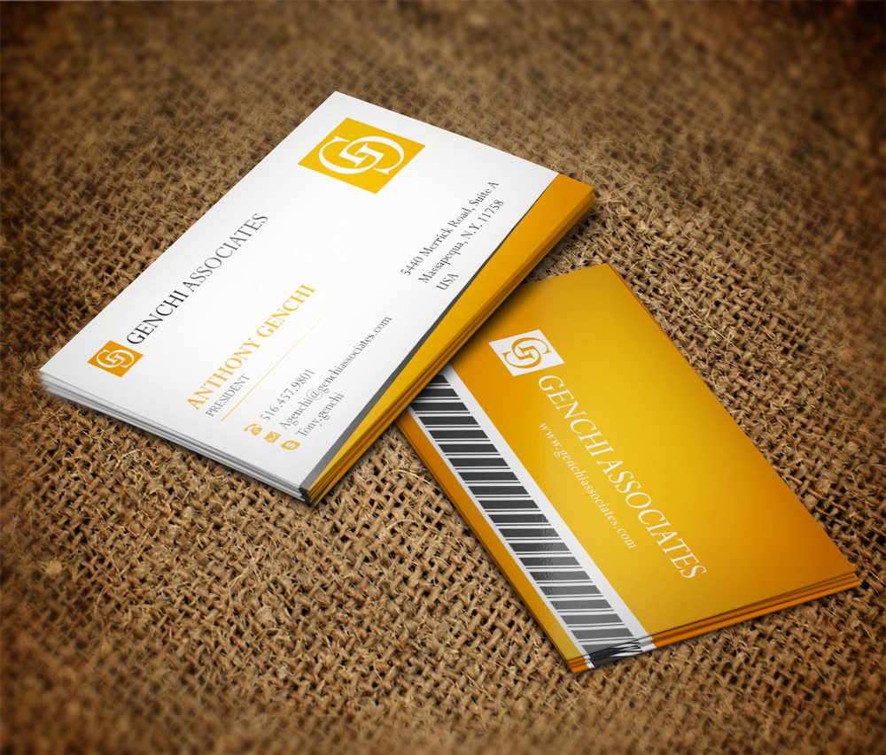Diseño de Tarjeta de Presentación por navacreative para Genchi Associates | Diseño #11831758