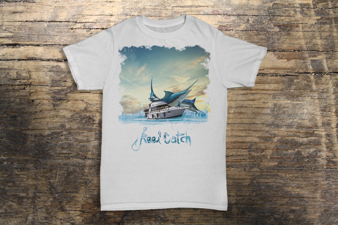 Diseño de Camiseta por nocturno para Reel Catch LLC | Diseño #11886851