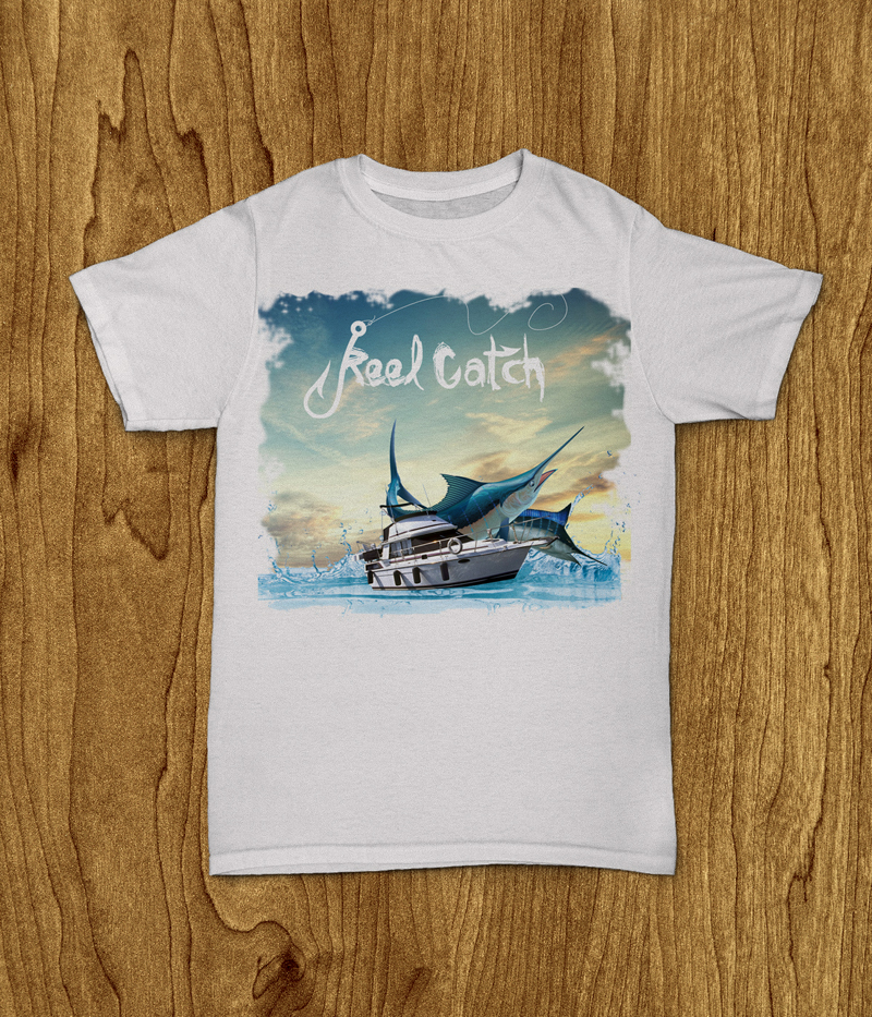 T-shirt Design by nocturno for Reel Catch LLC | Design #11886950