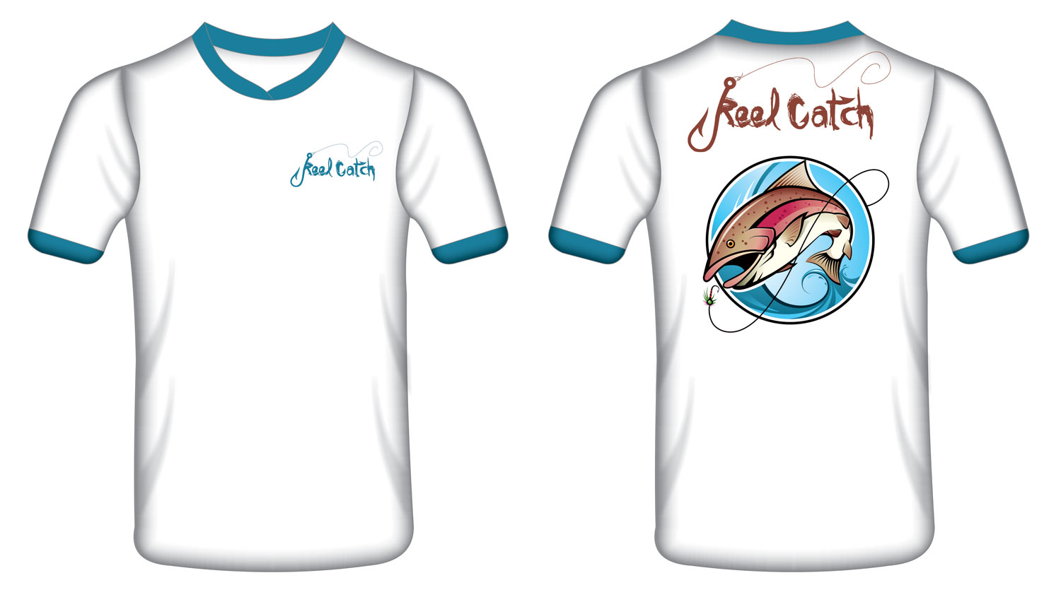 T-shirt Design by Petter Goms for Reel Catch LLC | Design #11812061