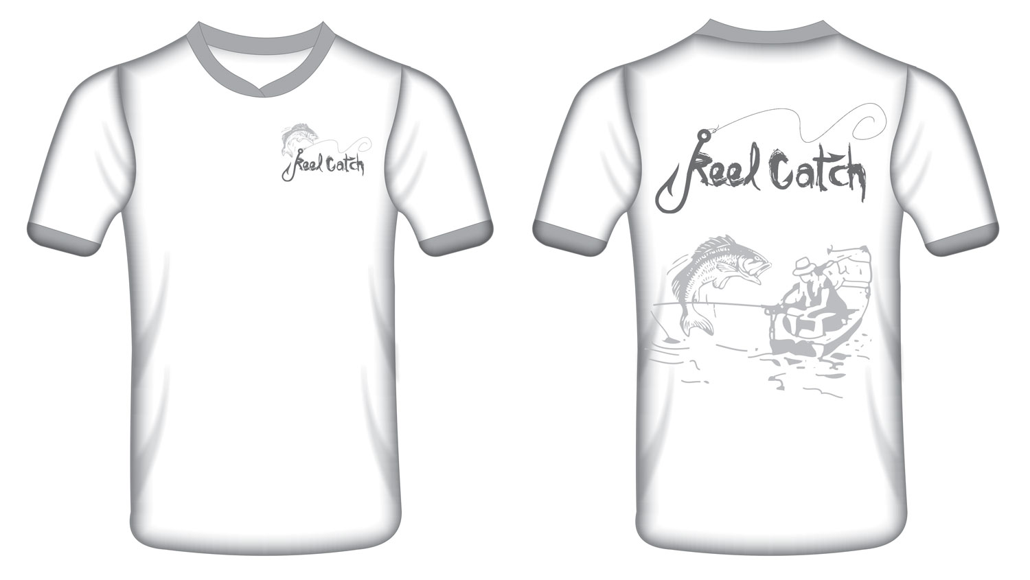 T-shirt Design by Petter Goms for Reel Catch LLC | Design #11812383