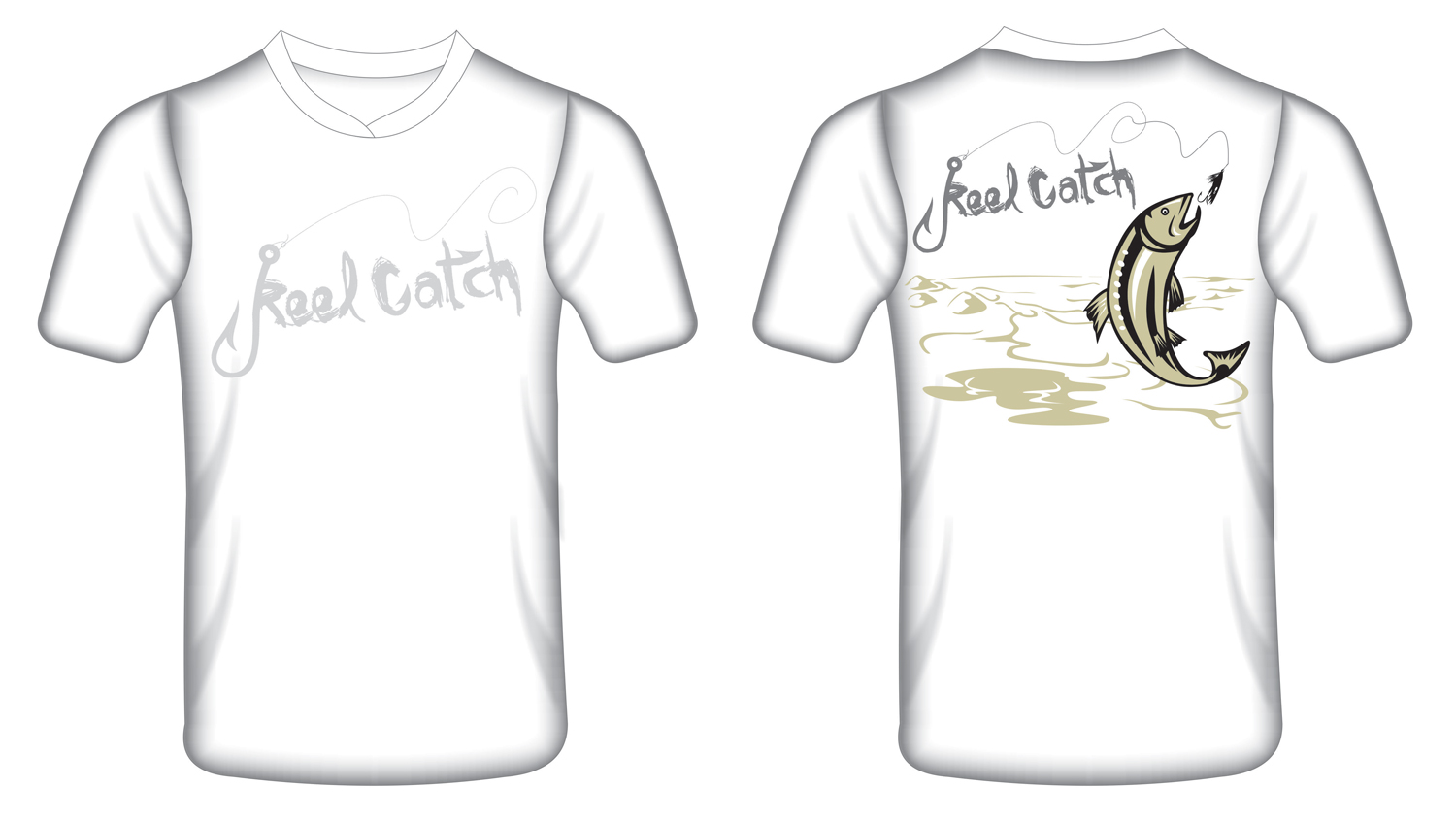 T-shirt Design by Petter Goms for Reel Catch LLC | Design #11821380