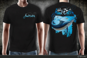 Diseño de Camiseta por gekgrfx para Reel Catch LLC | Diseño: #11868064