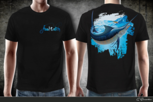 Reel Catch  Apparel for men and women | Diseño de Camiseta por gekgrfx