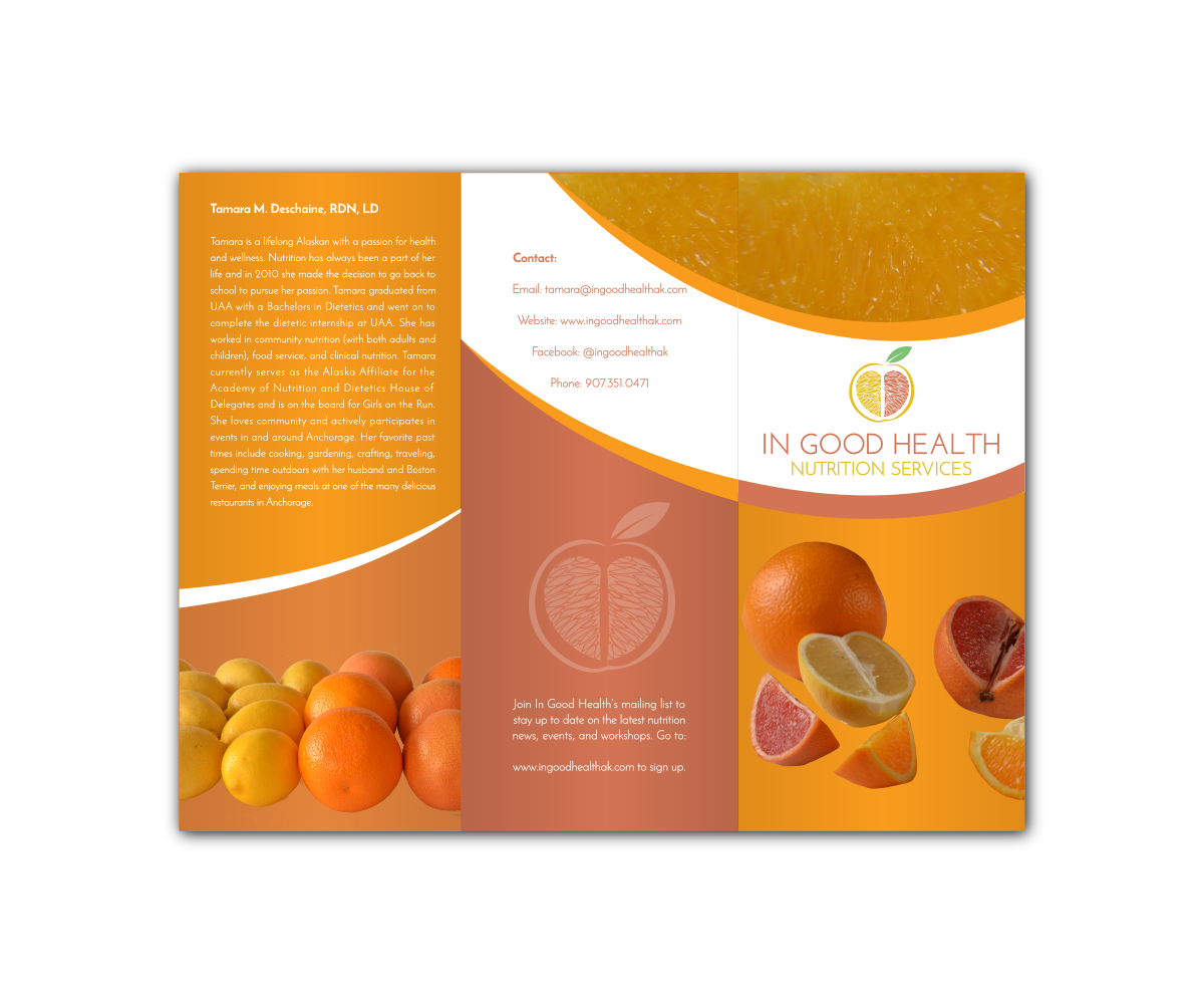 Graphic Design by design.bb for In Good Health Nutrition Services | Design #12600585