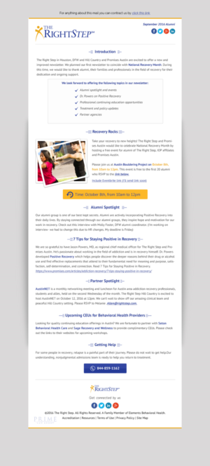 Diseño de Newsletter por Dabashes Adhikery para Elements Behavioral Health | Diseño: #11841816