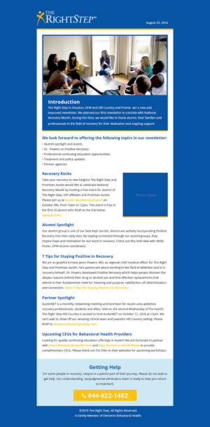 Design de Newsletter par tonyotorres8788 pour Elements Behavioral Health | Design #11829692