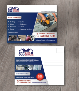 SGC General Contracting | Postkarten-Design von alex989