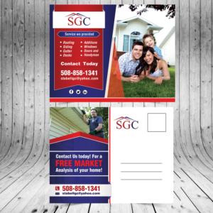 Postkarten-Design von debdesign für SGC General Contracting  | Design: #11802050