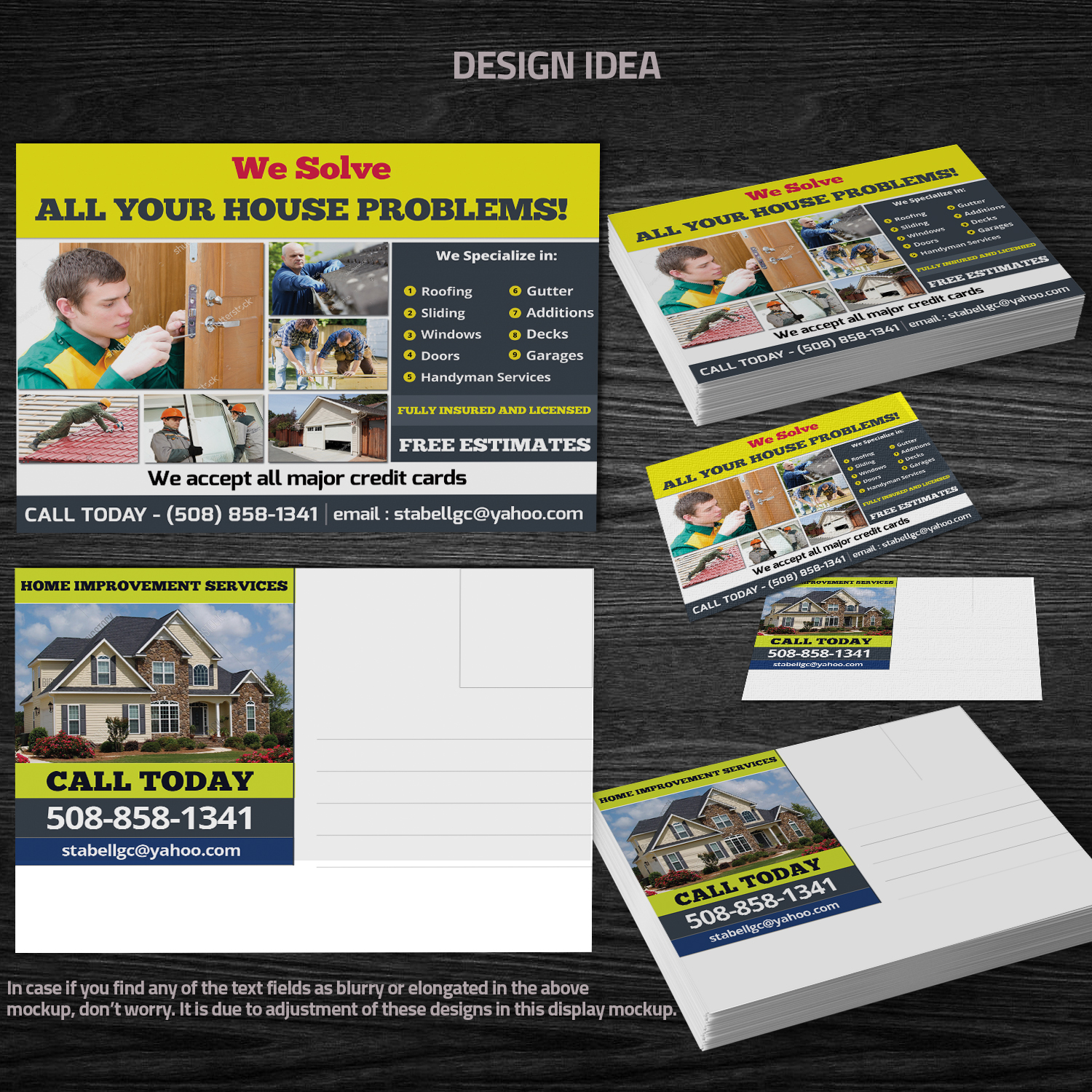 Postcard Design by Venkat for SGC General Contracting  | Design #11804137