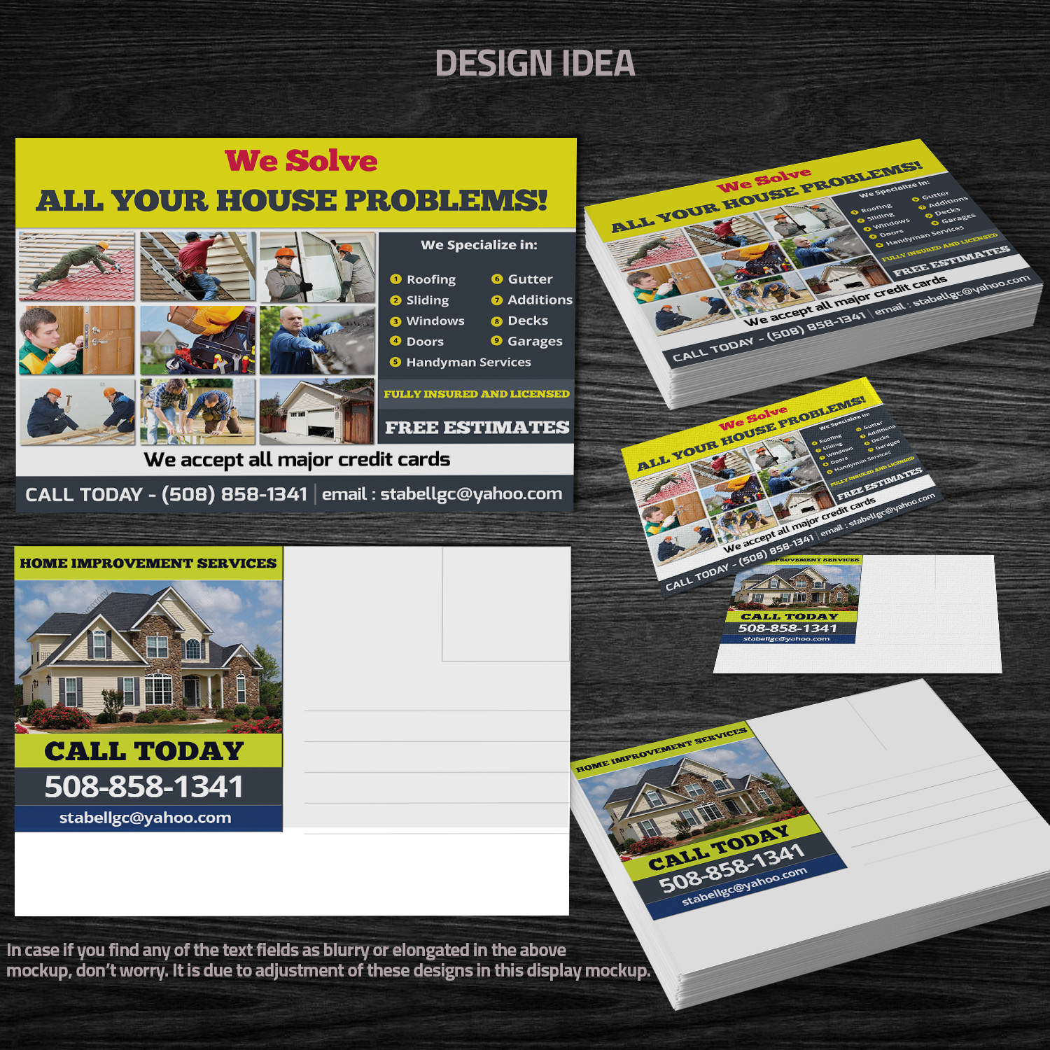 Postcard Design by Venkat for SGC General Contracting  | Design #11804138