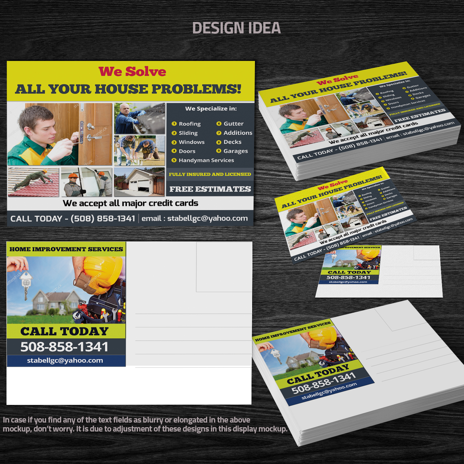 Postcard Design by Venkat for SGC General Contracting  | Design #11804139