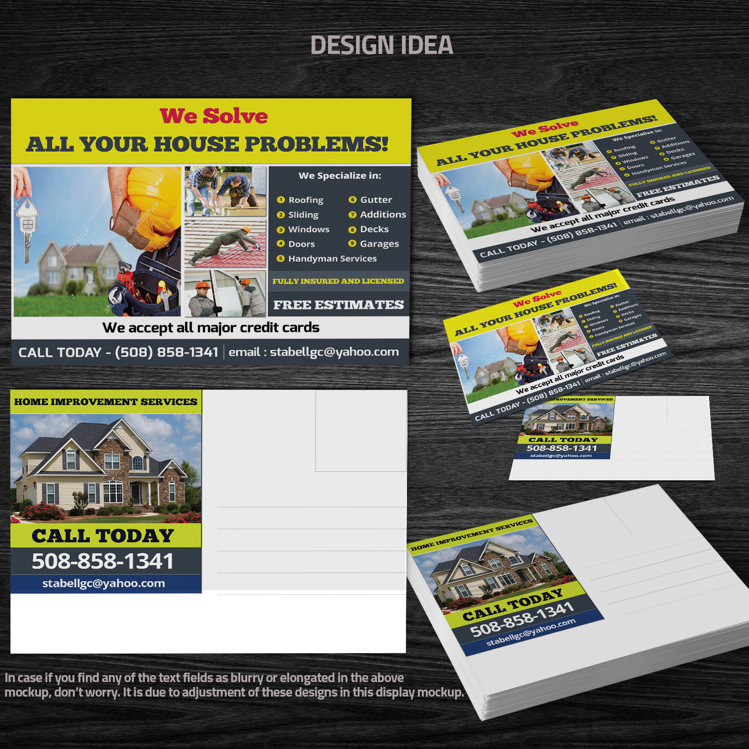 Postcard Design by Venkat for SGC General Contracting  | Design #11804145