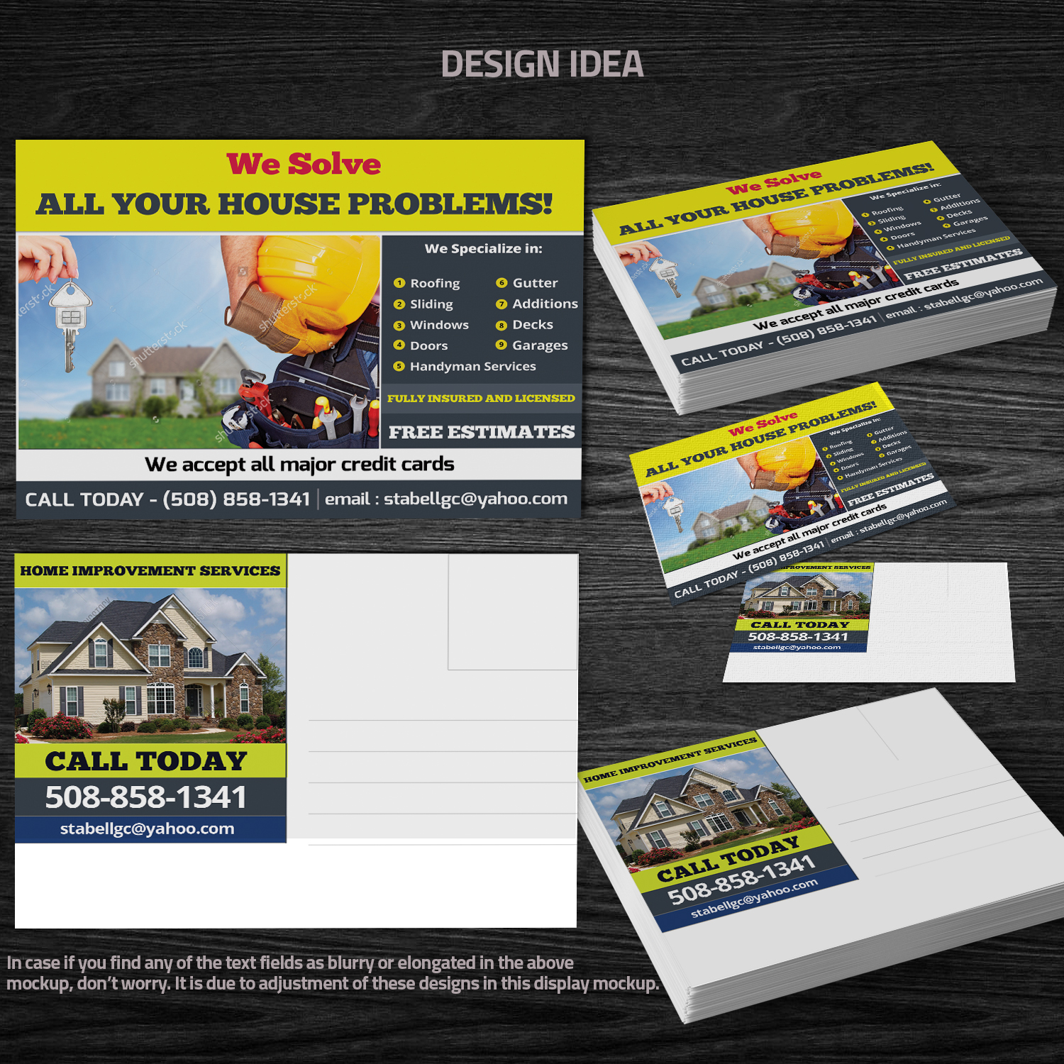Postcard Design by Venkat for SGC General Contracting  | Design #11804146