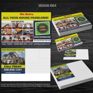 Postkarten-Design von Venkat für SGC General Contracting  | Design: #11804147