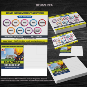 Postkarten-Design von Venkat für SGC General Contracting  | Design #11805187
