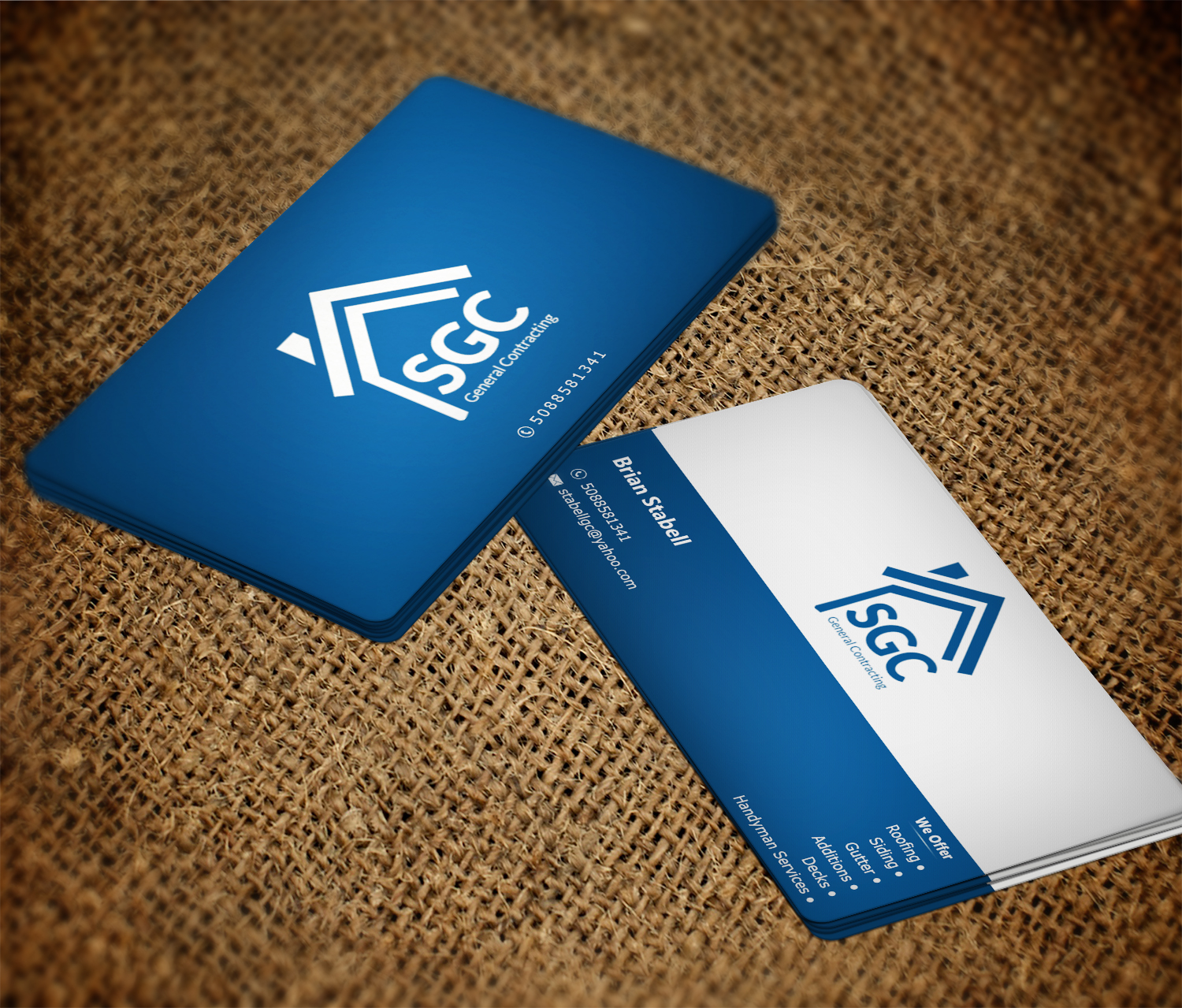 Diseño de Tarjeta de Presentación por EWS Webs para SGC General Contracting  | Diseño #11868598