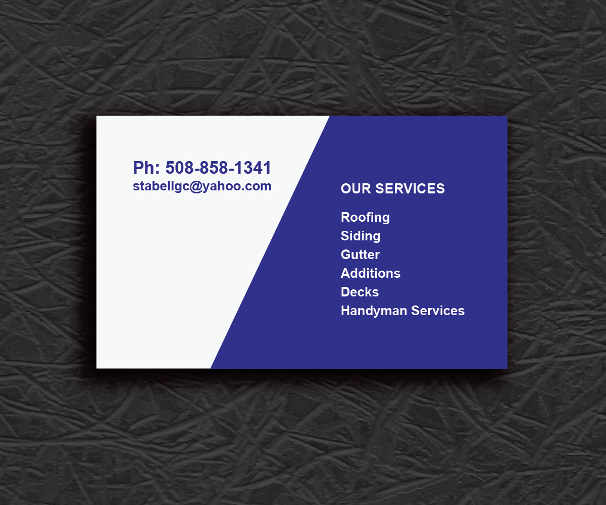 Diseño de Tarjeta de Presentación por Designpool para SGC General Contracting  | Diseño #11816075