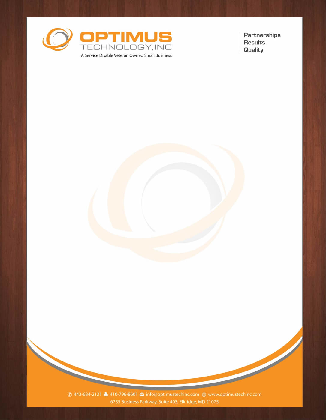 Briefkopf-Design von Sbss für Optimus Technology, Inc | Design #2354824