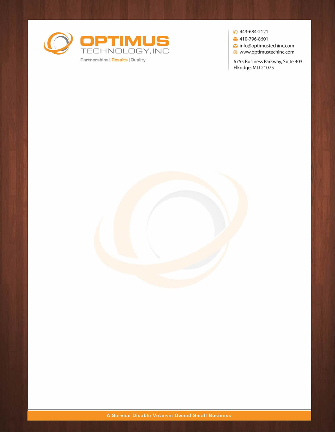 Design En-Tête par Sbss pour Optimus Technology, Inc | Design #2354842