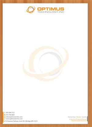 Letterhead Design by Sbss for Optimus Technology, Inc | Design: #2355874