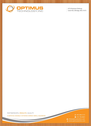 Letterhead Design by Sbss for Optimus Technology, Inc | Design: #2355877
