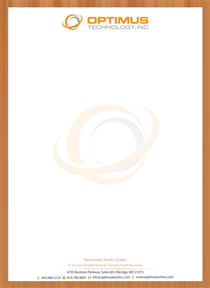 Letterhead Design by Sbss for Optimus Technology, Inc | Design: #2355885
