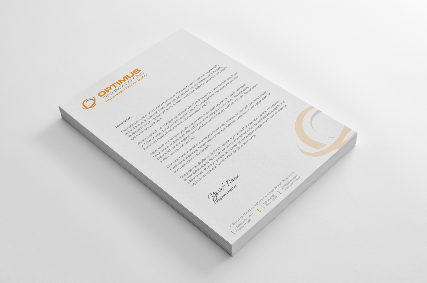 Design En-Tête par HYPdesign pour Optimus Technology, Inc | Design #2362313