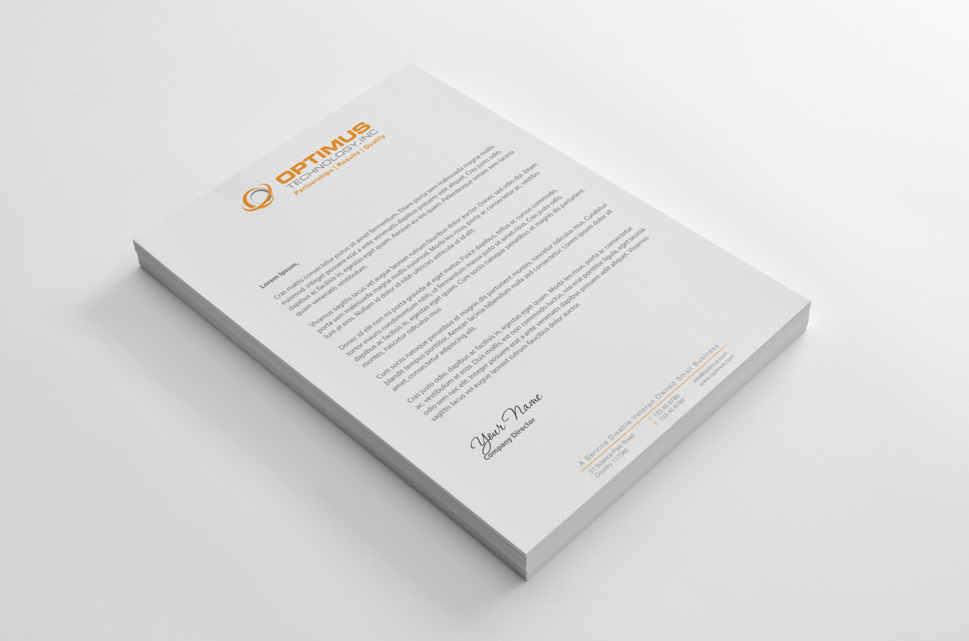 Design En-Tête par HYPdesign pour Optimus Technology, Inc | Design #2362314
