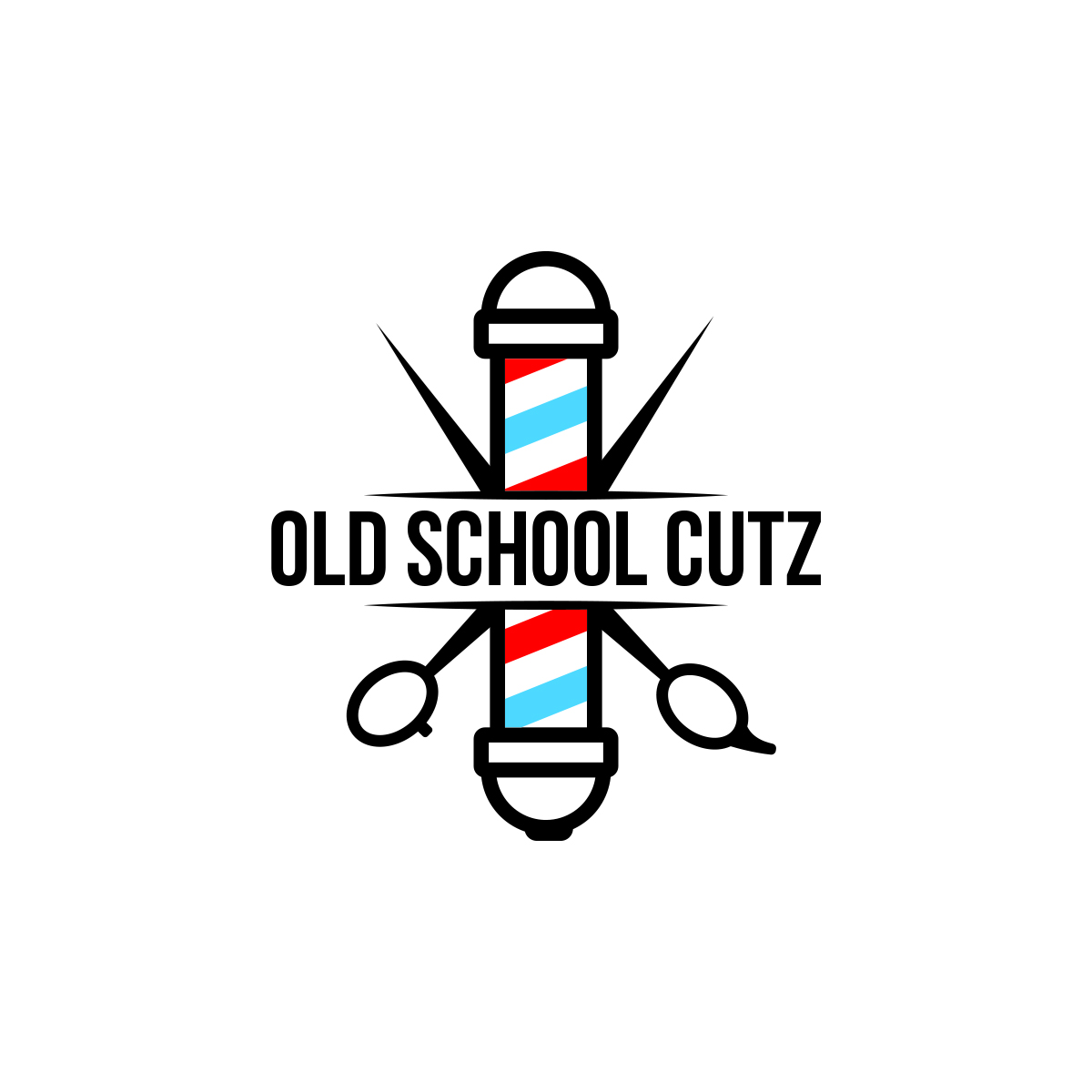 Logo Design by Roland Hawk for Old School Cutz | Design #11799552