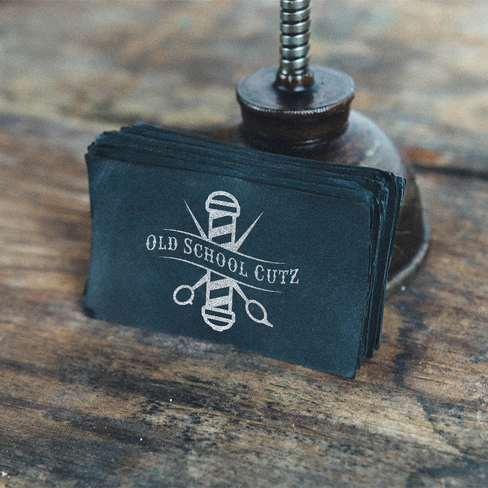 Logo Design by Roland Hawk for Old School Cutz | Design #11800354