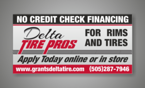 Signage Design by Maestroto for Delta Tire Pros | Design #11890626