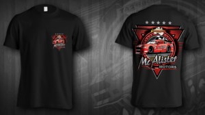 McAlister Motors Racing T-shirt | Diseño de Camiseta por Jonya