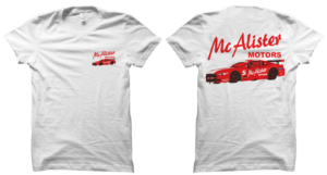 T-shirt Design by James for McAlister Motors | Design #11835015