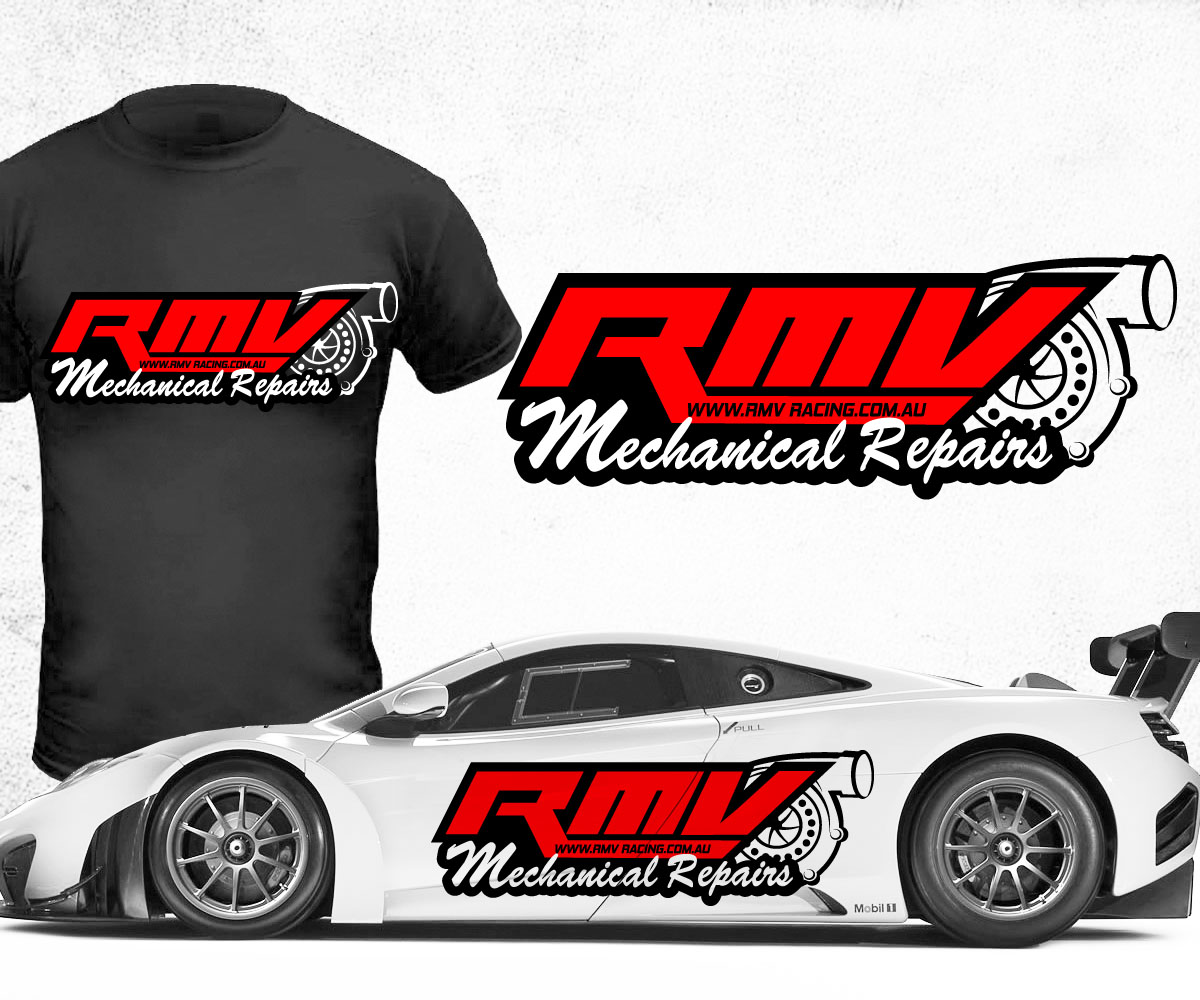 Diseño de Logo por TRHZ para RMV mechanical repairs | Diseño #11917833