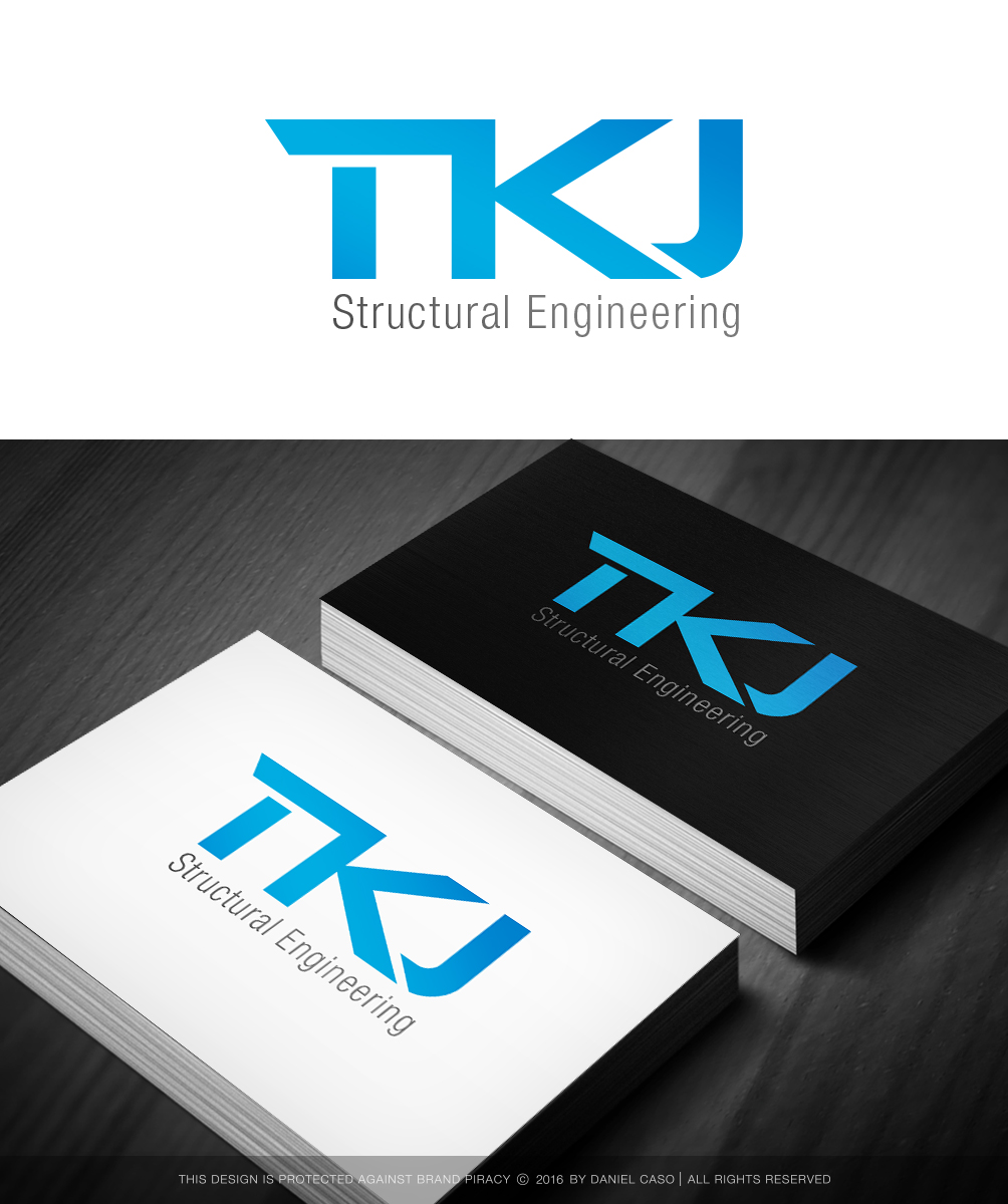 Logo Design by Daniel Caso Design for TKJ Structural Engineering | Design #11842495