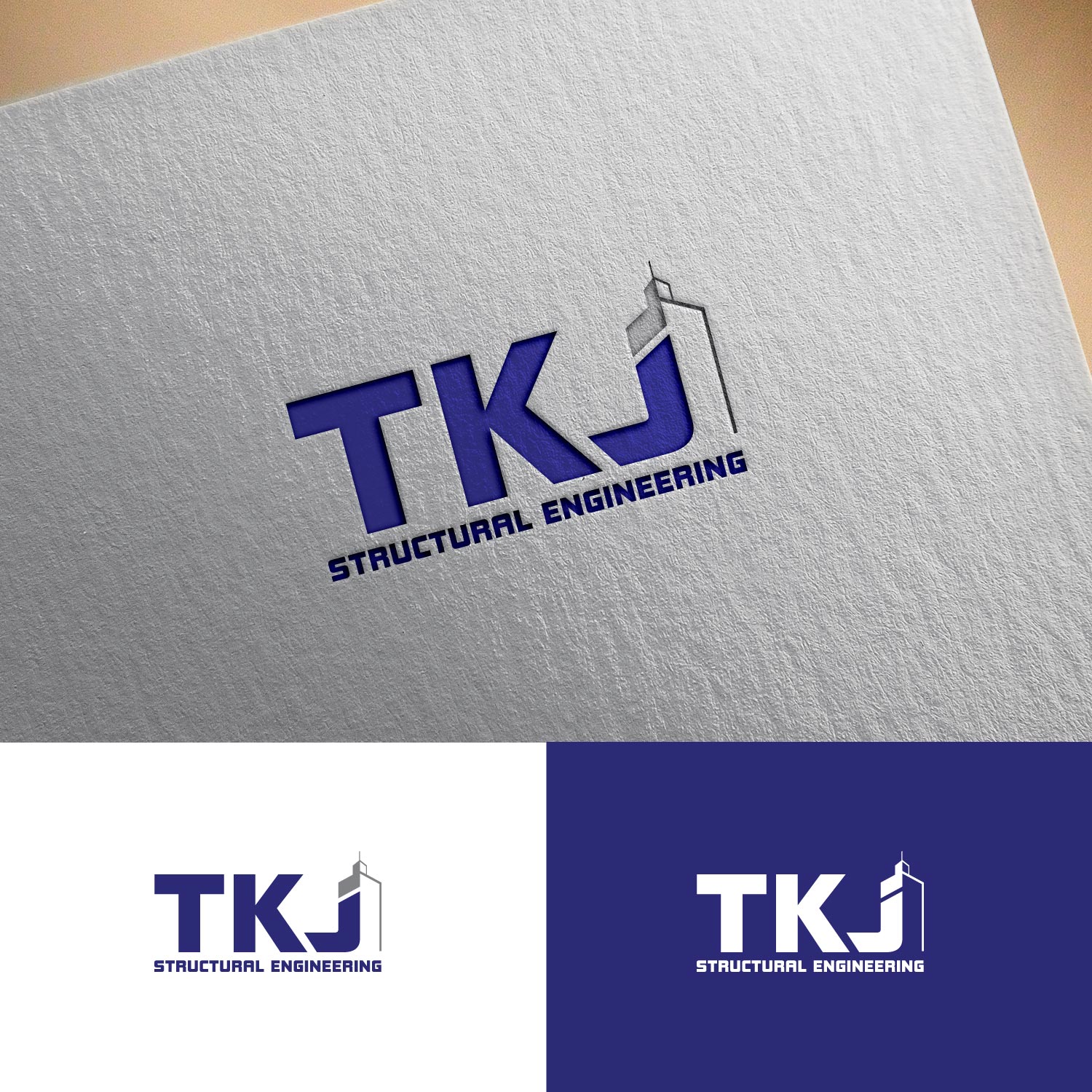 Diseño de Logo por karthika vs para TKJ Structural Engineering | Diseño #11821577