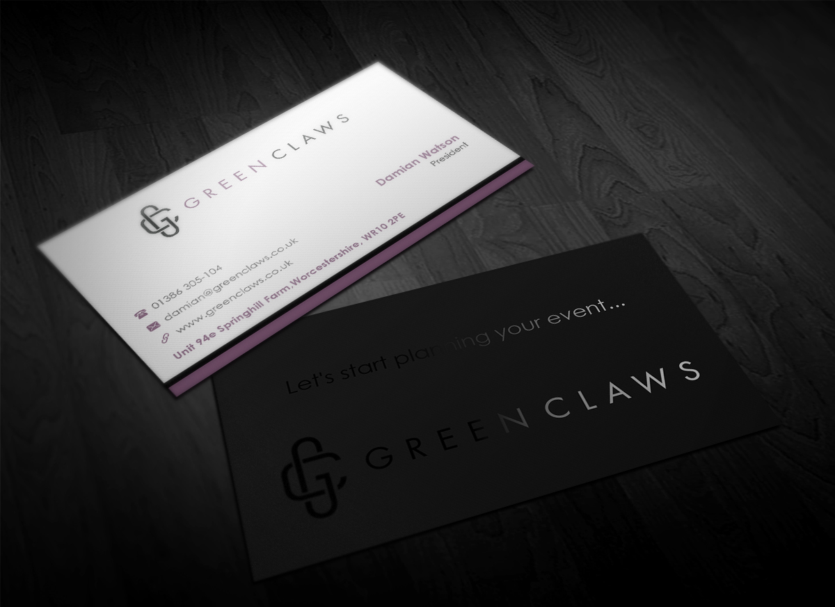 Diseño de Tarjeta de Presentación por Pointless Pixels India para Weddings and Events LTD | Diseño #11809971