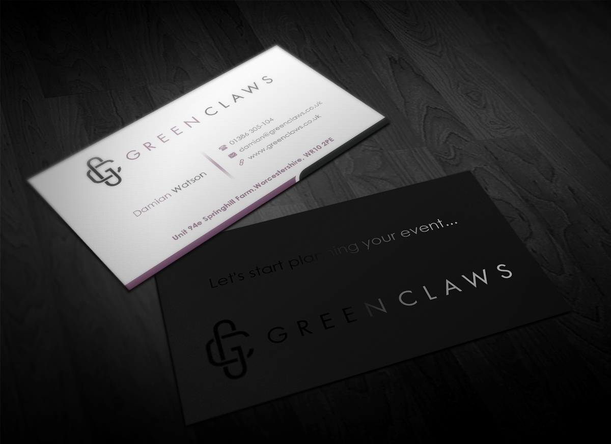 Diseño de Tarjeta de Presentación por Pointless Pixels India para Weddings and Events LTD | Diseño #11810027