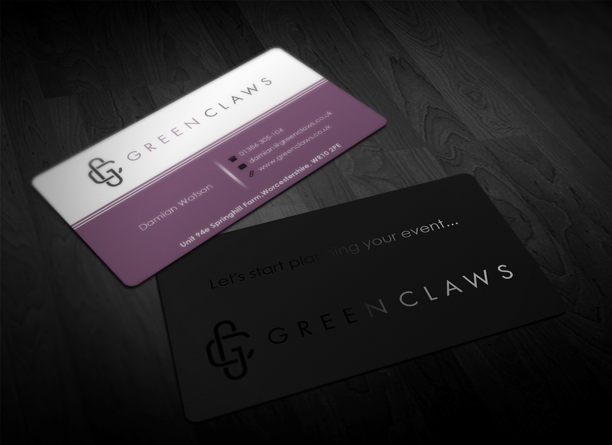 Diseño de Tarjeta de Presentación por Pointless Pixels India para Weddings and Events LTD | Diseño #11810266