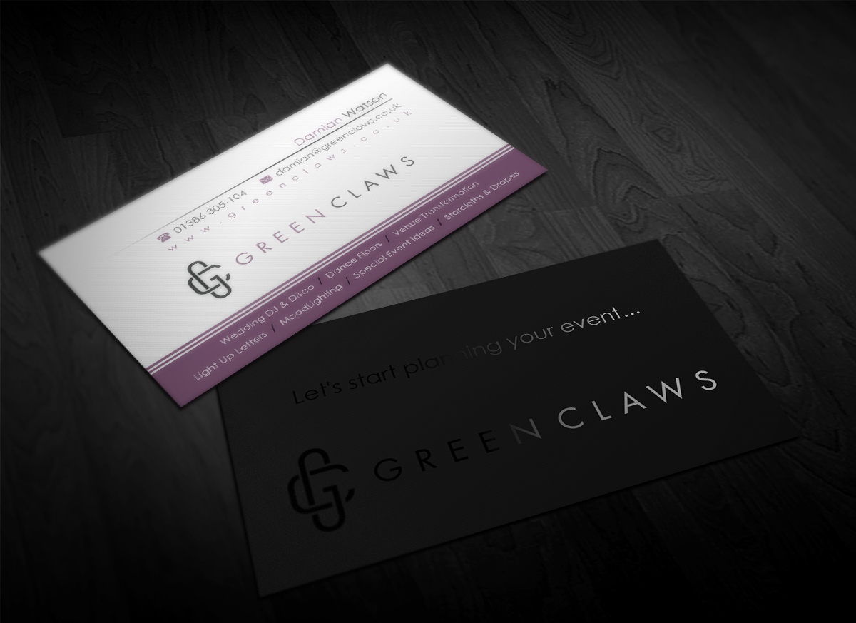 Diseño de Tarjeta de Presentación por Pointless Pixels India para Weddings and Events LTD | Diseño #11813193