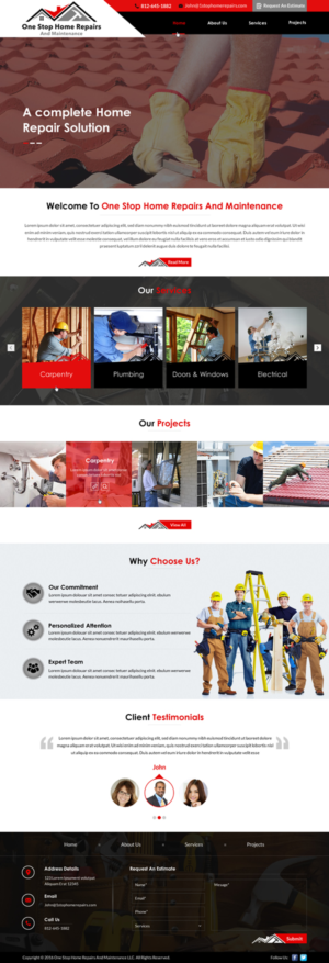 Web Design by Sbss for this project | Design: #11812958