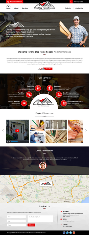 Web Design by Sbss for this project | Design: #11812959