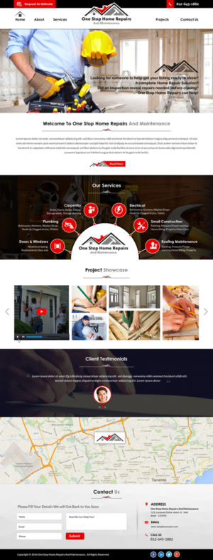 Web Design by Sbss for this project | Design: #11812960