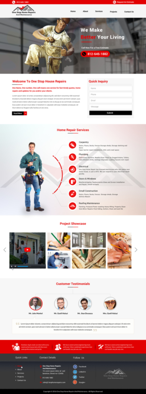 Web Design by Sbss for this project | Design: #11818886